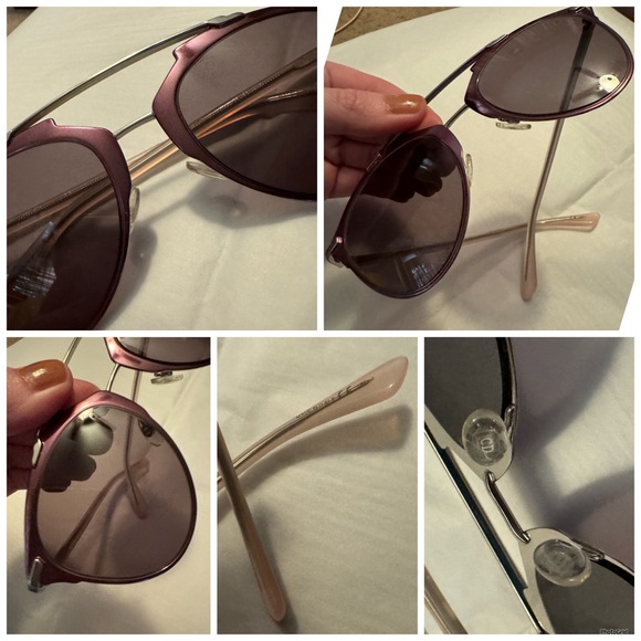Christian Dior AUTHENTIC DiorReflected Reflected Metallic Aviator Sunglasses - Picture 12 of 16